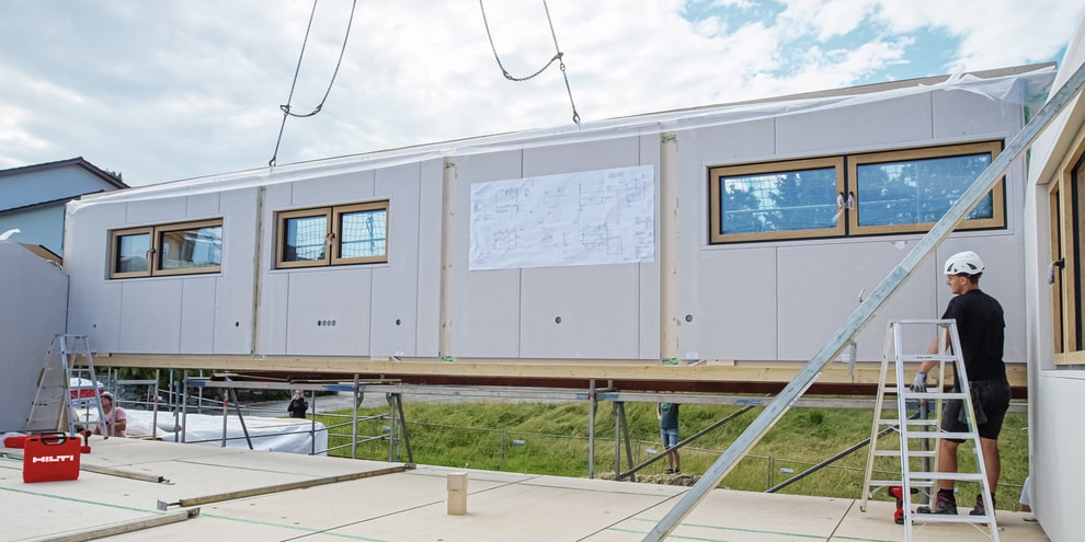 Holz-Holz-Verbindungen mit dem HCW Holzverbinder ab dem ersten Obergeschoss