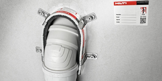 Rohrabschottung mit CFS-C EL