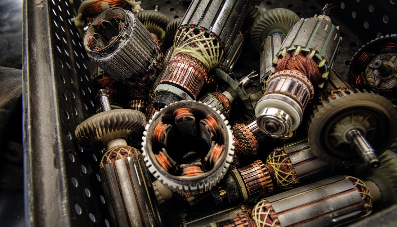 Sichten von Hilti Geräten im Koffer