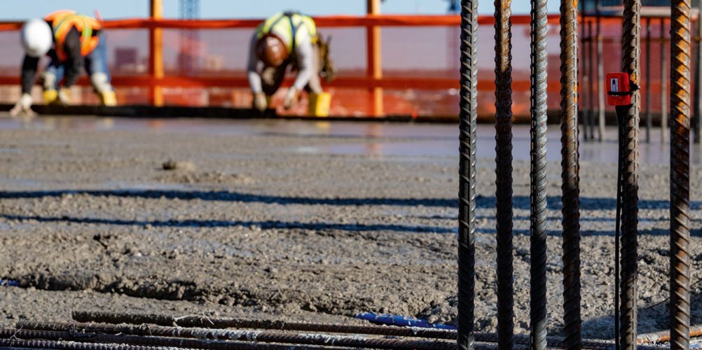 Rebar Ankerstangen Baustelle