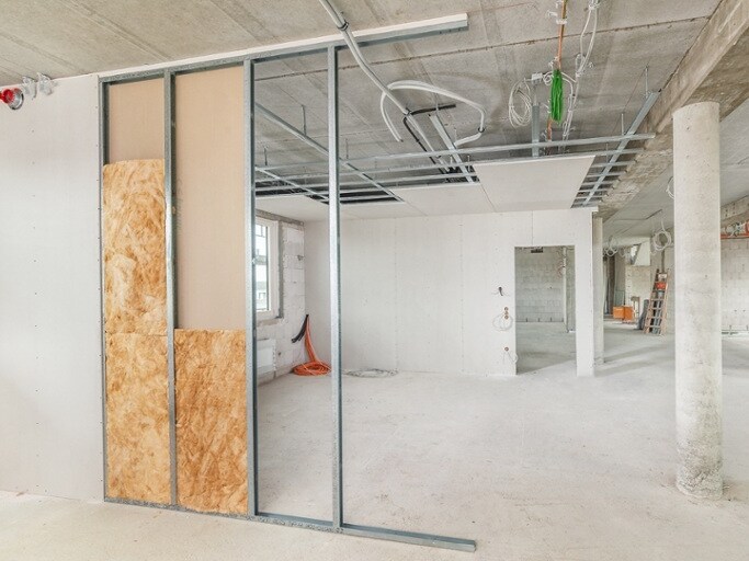 Eine Trockenbaustelle