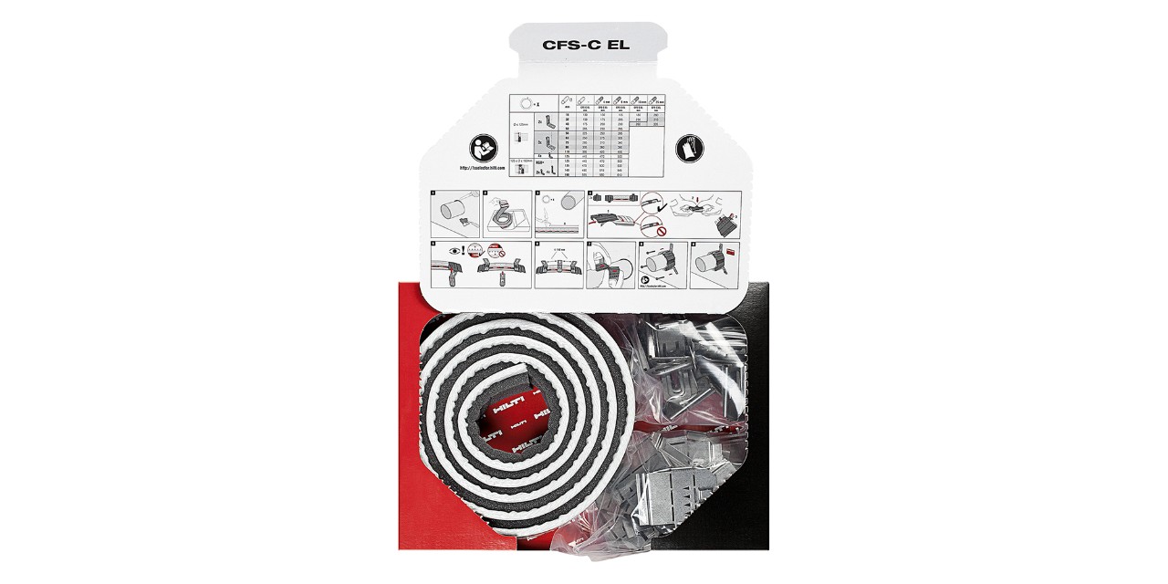 CFS-C EL Firestop Collar Endless Box Opened