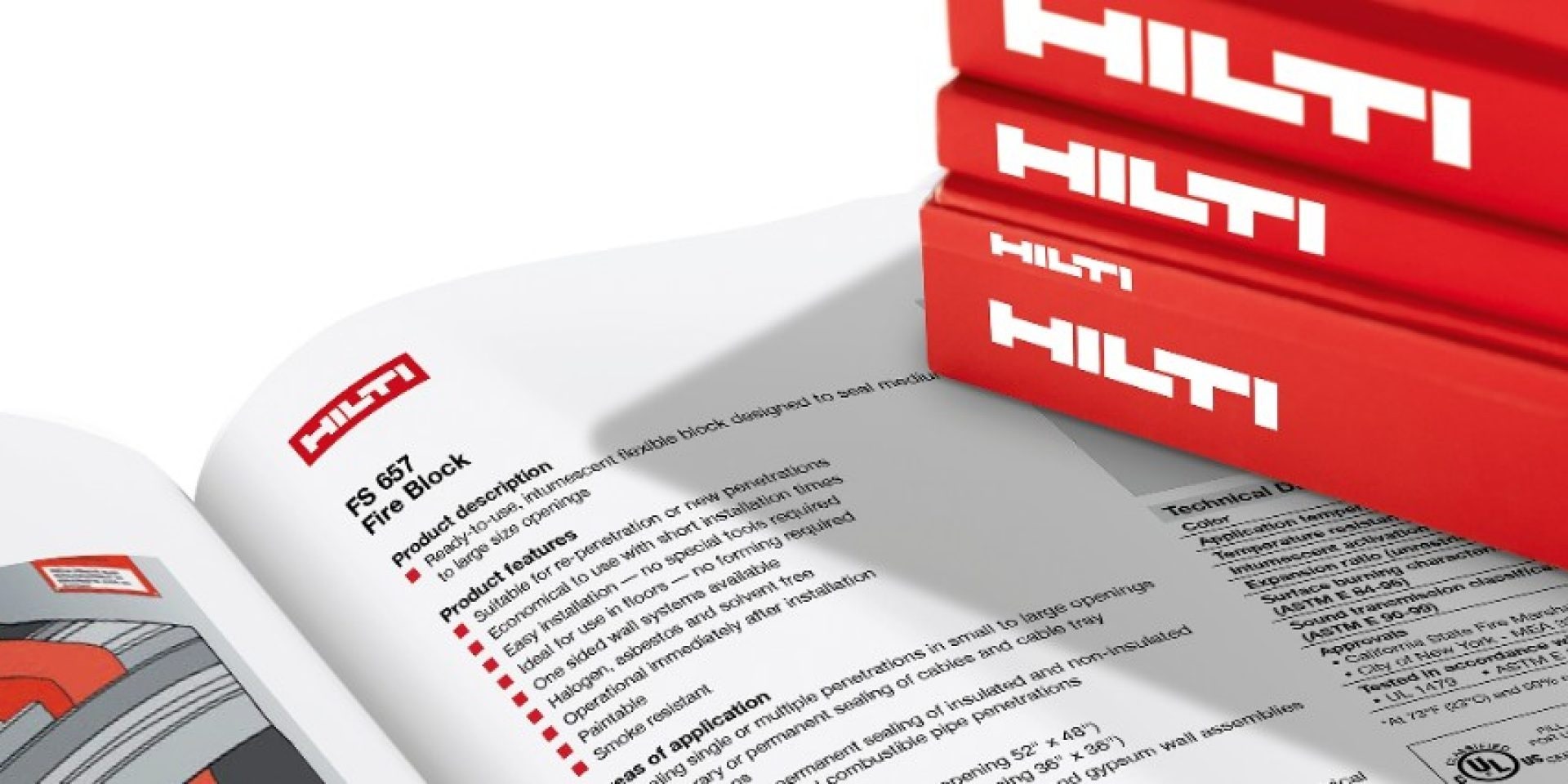 Hilti firestop technical literature