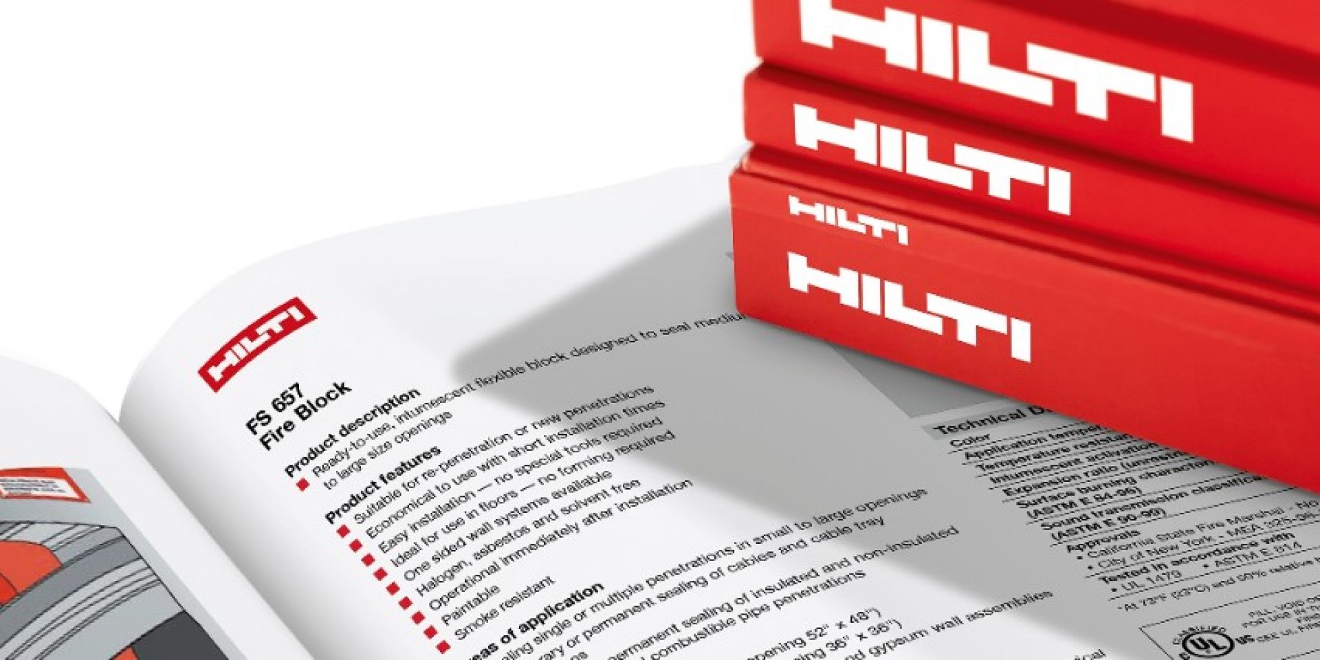 Hilti firestop technical literature