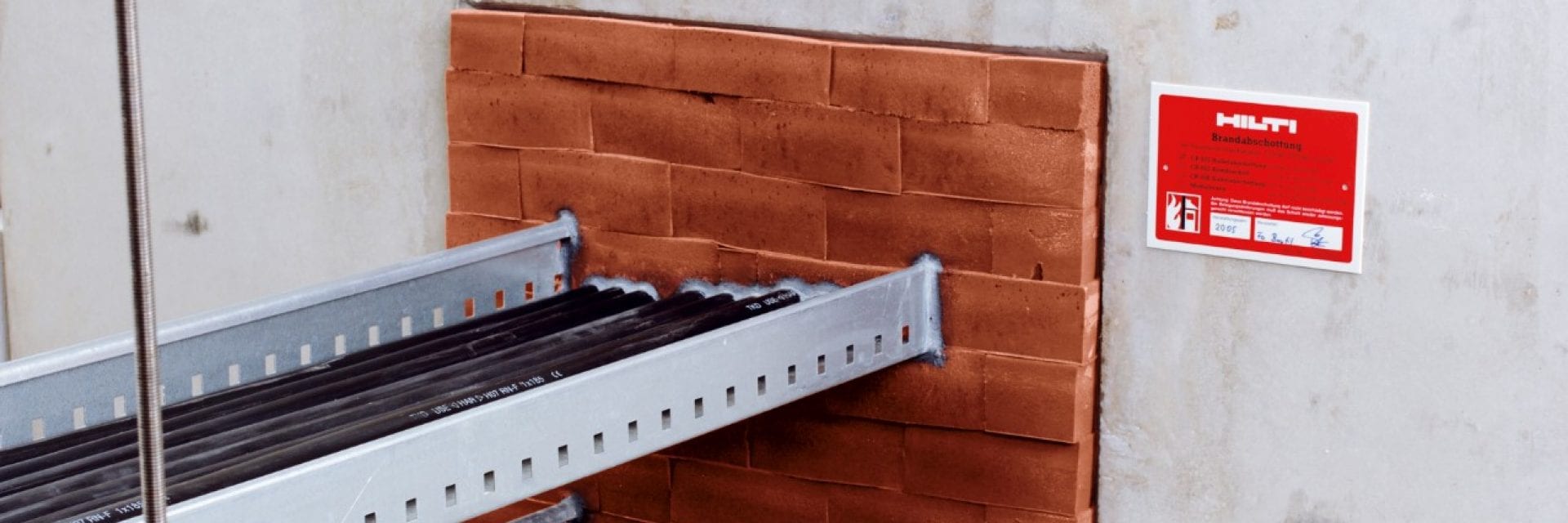 Hilti firestop for the energy sector and heavy industry