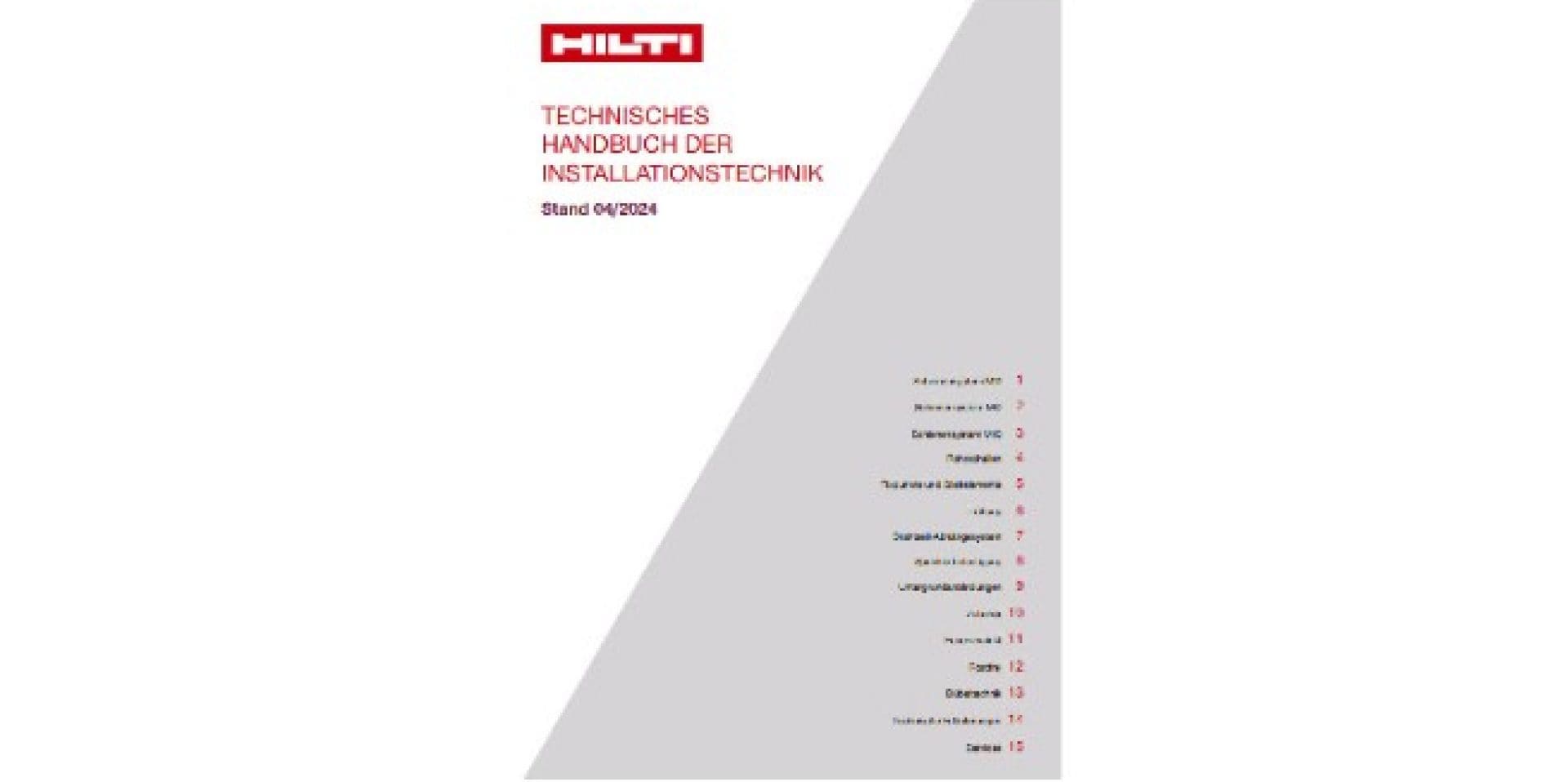 Technisches Handbuch der Installationstechnik