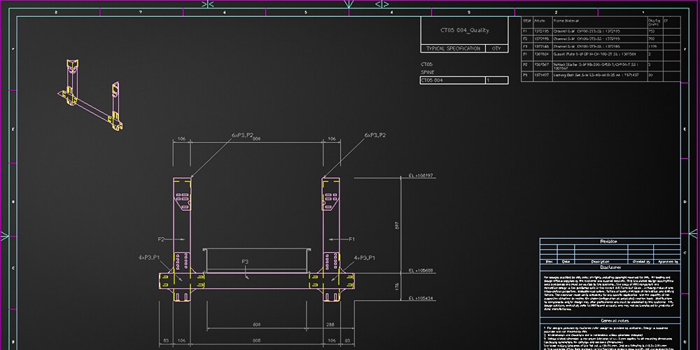 Hilti Modular Supports PlugIn - Maßgeschneiderte Fertigungszeichnungen