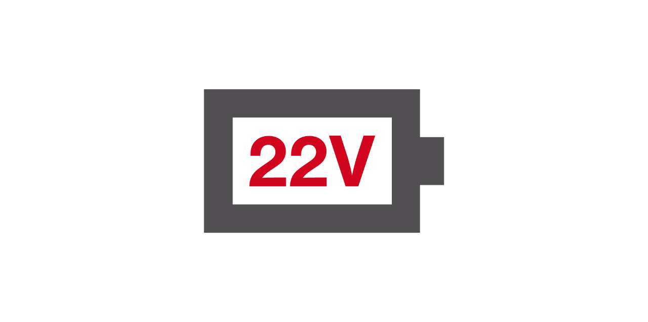 Ikon der 22 V Batterie