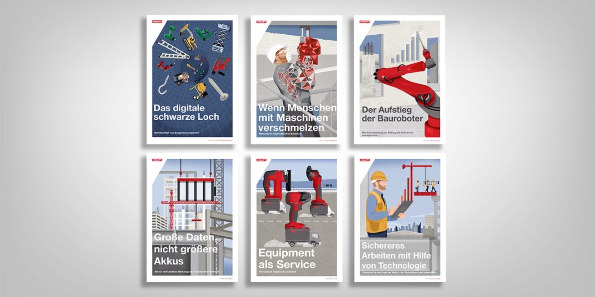 Bild der Cover der verschiedenen Whitepaper