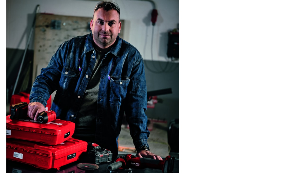 Akku-Winkelschleifer AG 5D-22 und andere Hilti-Werkzeuge