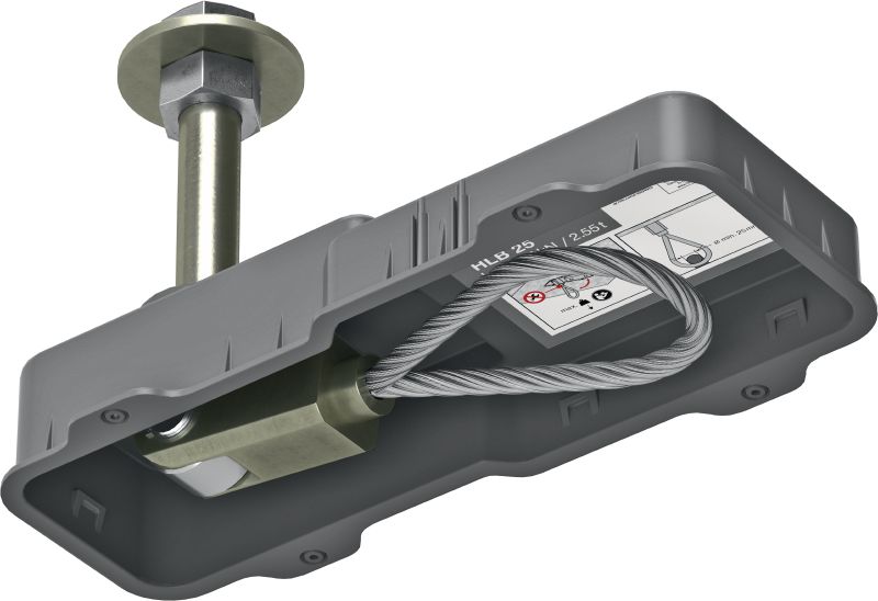 HLB Liftbox Eingegossener Lastanschlagpunkt für Flaschenzüge, Haken oder Ausrüstung bei der Montage und Wartung von Aufzügen
