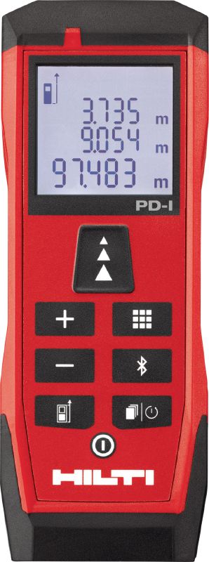 Lasermessgerät PD-I Robustes Lasermessgerät mit intelligenten Messfunktionen und Bluetooth®-Verbindung für Innenanwendungen bis 100 m