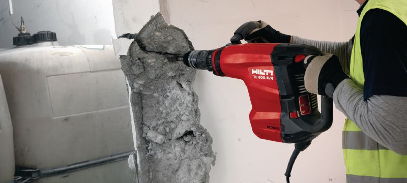 TE-S FM Flachmeißel Äußerst robuste TE-S Flachmeißel zum Feinmeißeln/Meißeln von Kanälen in Beton und Mauerwerk Anwendungen 1