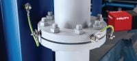 Gewindeschraubbolzen S-BT EF Gewindebolzen (feuerverzinkter Kohlenstoffstahl, metrisches Gewinde) für elektrische Verbindungen auf Stahl in leicht korrosiven Bereichen Anwendungen 1