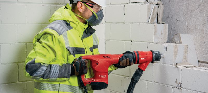 Abbruchhammer TE 500 SDS Max Robuster Abbruchhammer SDS Max (TE-Y) für leichte Meißelarbeiten in Beton und Mauerwerk Anwendungen 1