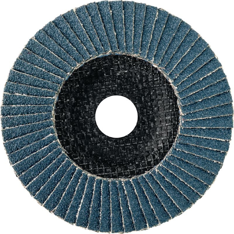 Bild 3 von 4: Lamellenscheibe AF-D FT SP Fiberbeschichtete Lamellenscheiben der Premium-Leistungsklasse für den Grob- und Feinschliff von Edelstahl, Stahl und anderen Metallen