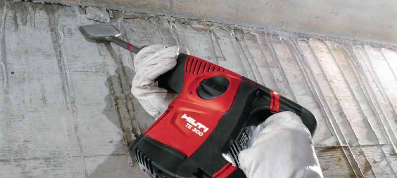 TE 300-AVR SDS-Plus Meißelhammer Sehr leichter Meißelhammer SDS Plus (TE-C) für Oberflächenkorrekturen an Beton und Mauerwerk Anwendungen 1