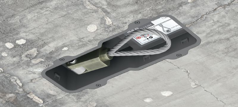 HLB Liftbox Eingegossener Lastanschlagpunkt für Flaschenzüge, Haken oder Ausrüstung bei der Montage und Wartung von Aufzügen Anwendungen 1