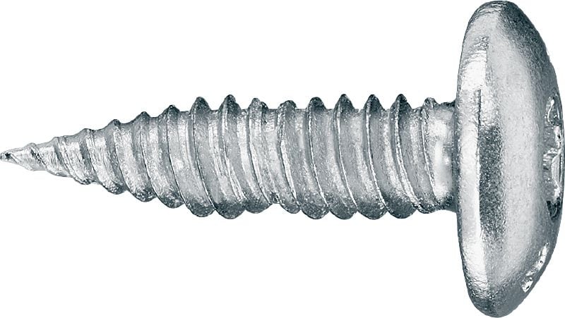 Blechschrauben S-MS 01PS Selbstbohrschraube (A2 Edelstahl) ohne Unterlegscheibe zur spanlosen Befestigung von dünnen Blechen (bis 2 × 1,0 mm)