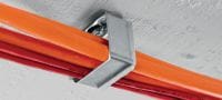 X-ECH-FE MX Metall-Kabelhalter Metallsammelhalter zur Verwendung mit magazinierten Nägeln oder Dübeln in Decken oder Wänden Anwendungen 5