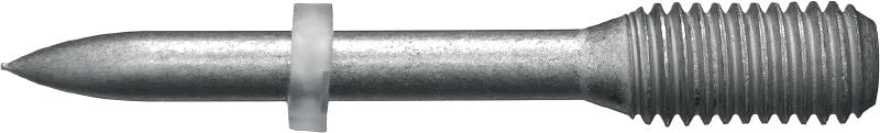 X-M8H P8 Gewindebolzen Gewindebolzen aus Kohlenstoffstahl zur Verwendung mit der DX-Kwik-Vorbohrtechnik und pulverbetriebenen Nagelgeräten auf Beton (Zentrierring 8 mm)