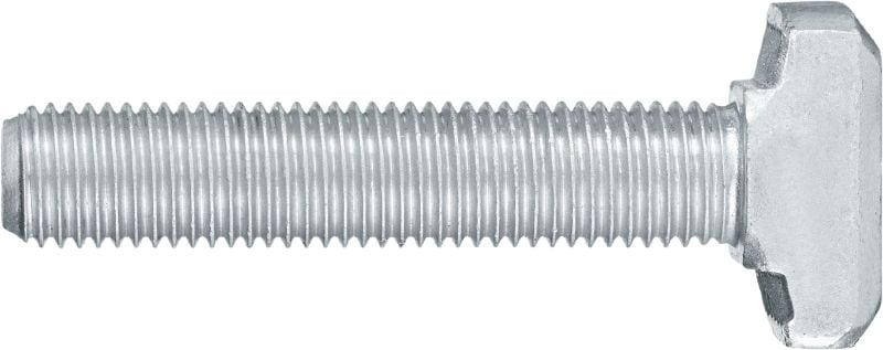 Gezahnte Hammerkopfschraube HBC-T T-Bolzen für Zug- und Querlasten, die senkrecht und parallel einwirken (3D-Lasten)