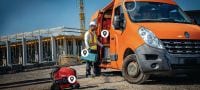 Bestandsverwaltung für Transporter Telematik-Gateway für Transporter als All-in-One-Lösung für die Verfolgung von Fahrzeugstandort und Inventar (Hilti ON!Track) Anwendungen 1
