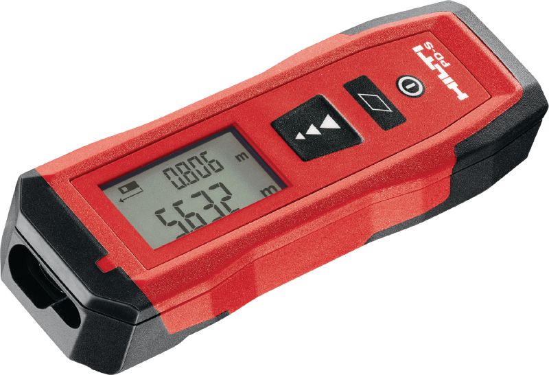 Bild 3 von 7: Lasermessgerät PD-S Benutzerfreundliches Lasermessgerät für Distanz- und Flächenmessungen bis 60 m