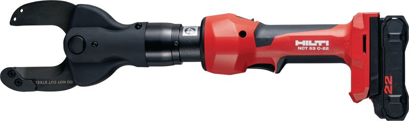 Akku-Kabelschneider NCT 53 C-22 für Kupfer und Aluminium Akku-Inline-Kabelschneider für Kupfer- und Aluminiumkabel bis 2 │ 50 mm (kabellose Nuron-Geräteplattform)