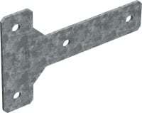 Folie 1 von 1 (selected): MT-C-GSP T OC Knotenblech Knotenblech für T-förmige Verbindungen mit MT-70 und MT-80 Montageträgern, für den Einsatz in Außenbereichen mit niedriger Schadstoffkonzentration