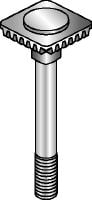 MIA-EH Schraube Feuerverzinkte Schraube mit integrierter Zahnplatte für eine einfachere Befestigung und Einhand-Justierung von MI und MIQ Verbindern