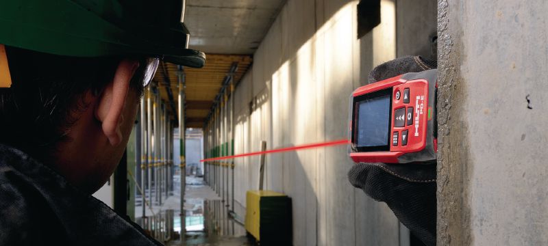 Lasermessgerät PD-E Lasermessgerät mit integriertem optischem Sucher für Außenmessungen bis 200 m Anwendungen 1