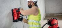 Gehen Sie zu Folie 3 von 5: Schlitzgerät DCH 150-SL Schlitzgerät für Wand-/Bodenvortrieb und Installationen mit Kabeln, Leitungen und Rohren in verschiedenen Untergründen Anwendungen 1