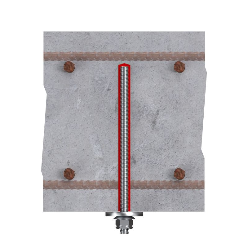 Bild 3 von 4: HIT Set zur Verstärkung der Querbelastbarkeit Set zur strukturellen Verstärkung von Beton mit geringer Querbelastbarkeit, inklusive HIT-RE 500 V4 Epoxidharzmörtel und Montageanleitung Anwendungen 1