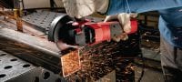 Winkelschleifer AG 125-20D Winkelschleifer 2.000 W mit bürstenlosem Motor und Totmann-Schalter zum Schneiden und Schleifen in Metall, Beton und Mauerwerk mit Scheiben bis 125 mm Anwendungen 4