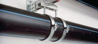 MP-MRXI Edelstahl-Rohrschelle der Ultimate-Leistungsklasse mit Schallschutzeinlage für besonders schwere Rohranwendungen Anwendungen 1