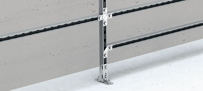 MM-AF-90 Verzinkter 90-Grad-Flachwinkel zum Verbinden mehrerer MM Profilschienen Anwendungen 1