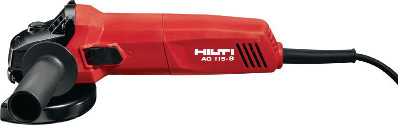 Winkelschleifer AG 115-S Schlanker Winkelschleifer mit 850 W (230 V) oder 700 W (100-110 V) mit seitlichem Schalter für Scheibendurchmesser bis 115 mm