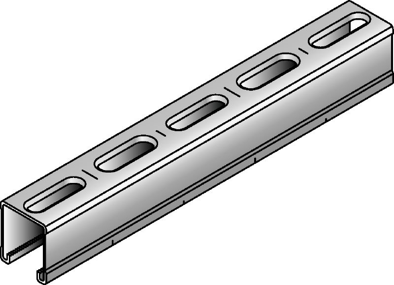 MM-C-36 Verzinkte MM Profilschiene (36 mm hoch) für leichte bis mittelschwere Anwendungen