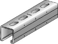 MQ-41/3 LL Verzinkte MQ Profilschiene (41 mm hoch und 3 mm stark) für mittelschwere Anwendungen