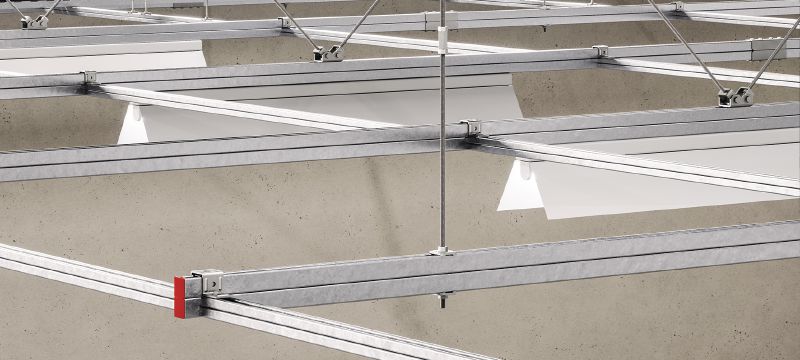 Bild 2 von 3: MT-30D Montageschiene Doppel-Montageschiene für mittelschwere Anwendungen zur Verwendung mit MT-FL/MT-TL Komponenten im Innenbereich Anwendungen 1
