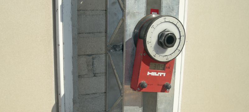 Dübelprüfgerät DPG 100 Dübelprüfgerät Anwendungen 1