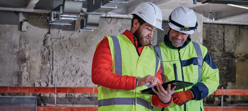 Bild 1 von 1: Berechnungsservice Bemessungen und Berechnungen für Gebäudetechnik-Unterkonstruktionen durch erfahrene Hilti Techniker