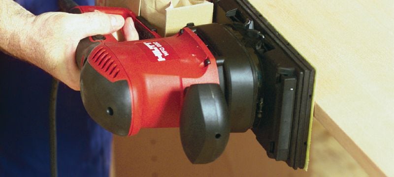 Bild 3 von 5: Schwingschleifer WFO 280 Schwingschleifer mit Drehzahlsteuerung und reduzierten Vibrationen für ein effizienteres Abschleifen großer Flächen Anwendungen 1