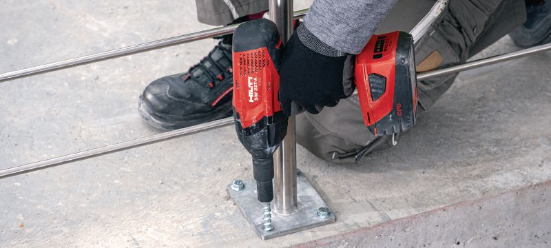 HUS4-H Betonschraube / Schraubanker Leistungsstarker Schraubanker mit Sechskantkopf (Kohlenstoffstahl) zur Befestigung an Beton und Mauerwerk Anwendungen 1