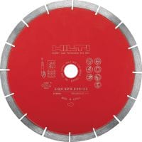 Folie 1 von 1 (selected): SPX Silent Diamanttrennscheibe Geräuscharme Diamanttrennscheibe der höchsten Leistungsklasse mit Equidist Technologie für verschiedene Untergründe