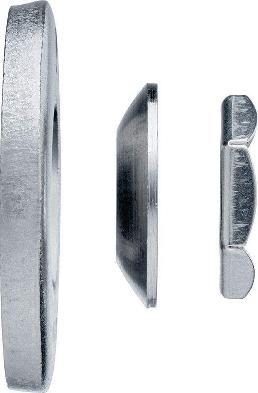 Verfüllscheibe (Edelstahl) Set zum Füllen des Ringspalts in mechanischen und chemischen Dübeln (Edelstahl A4)