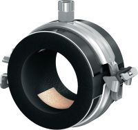 Folie 1 von 4 (selected): MIP-H Kälterohrschelle (leicht isoliert) Galvanisch verzinkte Kälterohrschelle mit einer Dämmstoffstärke von 13–16 mm