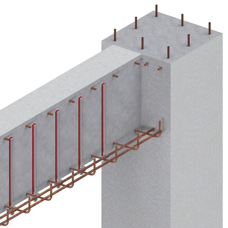 HIT Set zur Verstärkung der Querbelastbarkeit Set zur strukturellen Verstärkung von Beton mit geringer Querbelastbarkeit, inklusive HIT-RE 500 V4 Epoxidharzmörtel und Montageanleitung Anwendungen 1