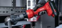 Akku-Kabelschneider NCT 25 S-22 für ACSR und Abspanndraht Akku-Hydraulik-Kabelschneider mit Scherenkopf für ACSR-Kabel und Abspanndraht (kabellose Nuron-Geräteplattform) Anwendungen 2
